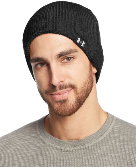 Under armour Ua Basic Knit Beanie in Black for Men | Lyst