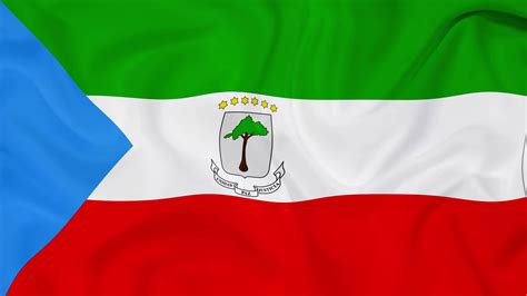 Equatorial Guinea Flag Background, Equatorial Guinea waving flag ...