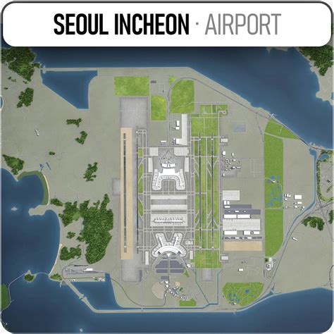 Seoul incheon international airport 3D - TurboSquid 1483440
