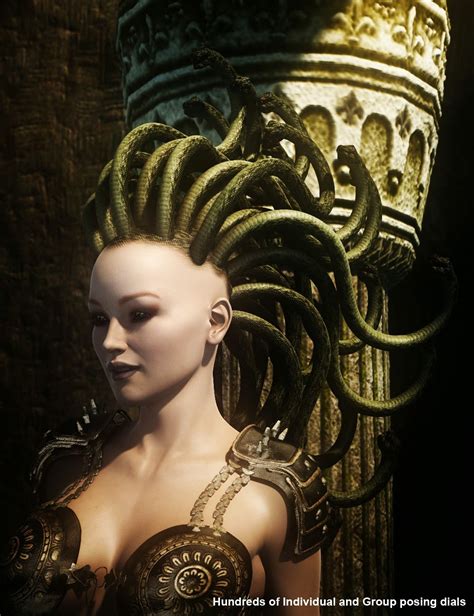 Download DAZ Studio 3 for FREE!: DAZ 3D - Medusa's Serpent Hair