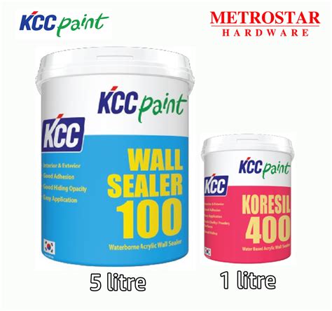 KCC Paint Water Based Acrylic Wall Sealer Koresil 100/400 Cat Undercoat Dinding Putih