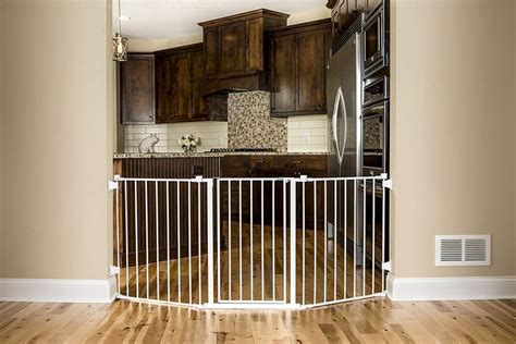 Regalo 76 Inch Super Wide Configurable Baby Gate, 3-Panel, Includes Wall Mounts and Hardware ...