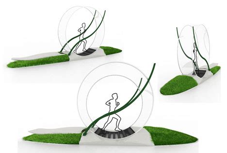 Light Running: Energy-Generating Human Hamster Wheel | Gadgets, Science ...