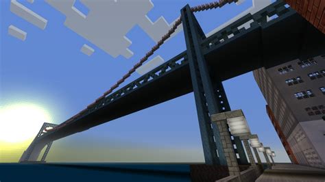 Hanging Bridge for Trains | Capital City PS4 Minecraft Map