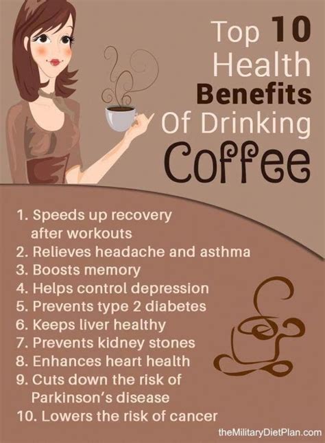 Top 10 Health Benefit Of Drinking Coffee #coffeesubscription | Coffee health, Coffee health ...