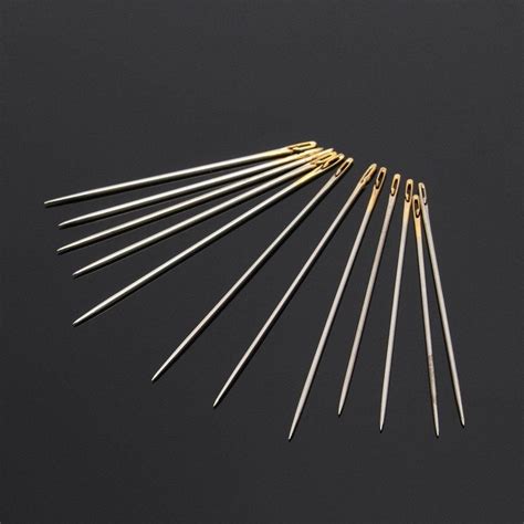 12Pcs Stainless Steel Sewing Needles Pins DIY Crafts AAccessorie.s Set ...