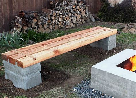 10 Backyard Wood Projects for Total Beginners | Concrete garden, Cinder block fire pit, Fire pit ...