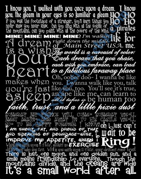 Free 166 Famous Disney Songs Lyrics SVG PNG EPS DXF File