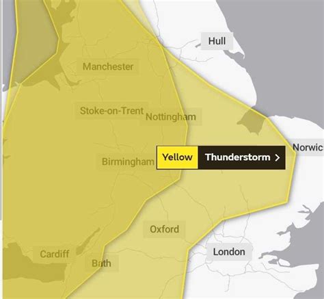 Yellow weather warning covers West Norfolk