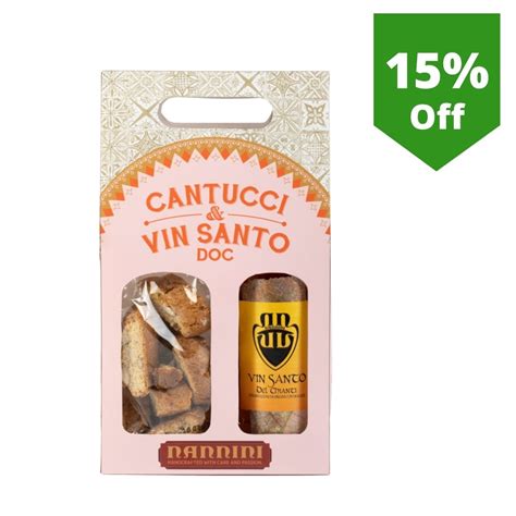 NANNINI CANTUCCI & VIN SANTO 6x(200g+375ml) - Cibosano