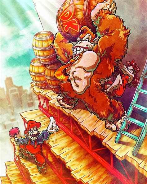 DeviantArt on Instagram: "🎨 “Mario vs. Donkey Kong” by SebastianvonBuchwald ...