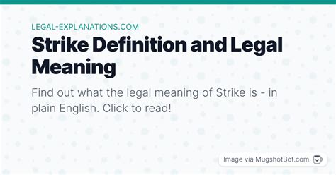 Strike Definition - What Does Strike Mean?