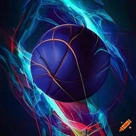 Iphone wallpaper abstract basketball on Craiyon