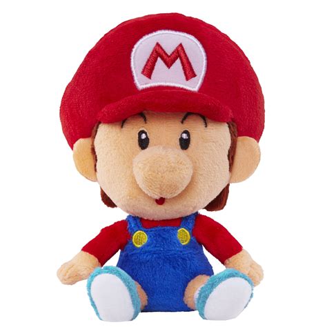 Snapklik.com : World Of Nintendo Baby Mario Plush From Mario Bros Universe