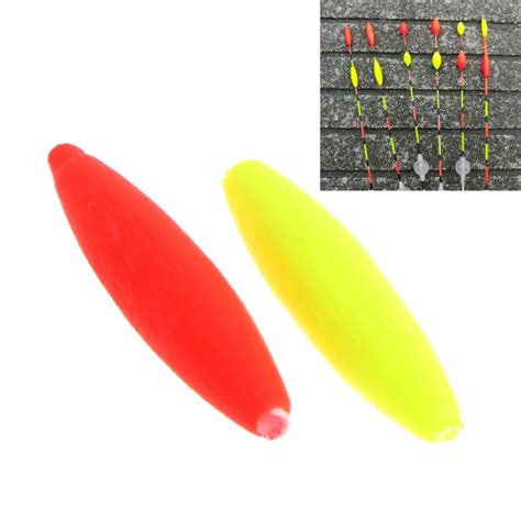 100Pc Fishing Float Bobber Floating Foam Oval Indicator Fish Accessories Tackle -in Fishing ...