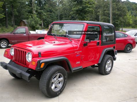 1997 Jeep Wrangler Sport Sport Utility 2 - Door 4. 0l