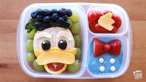 Lunchbox Dad: How to Make a Disney Donald Duck Lunch