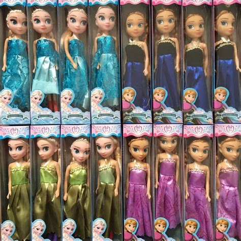 2016 New Baby Dolls Snow Queen Princess Anna Elsa Dolls Mini Elsa Doll Kids Toys carttoon dolls ...