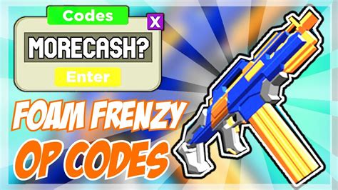 *NEW* Roblox Foam Frenzy Codes (2022) - YouTube