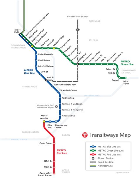 Minneapolis Metro Transit Map