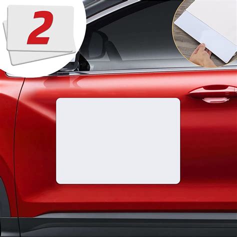 Amazon.com: 2 Pack 17” x12” Blank Magnets with 50 mils, Prevent Car ...