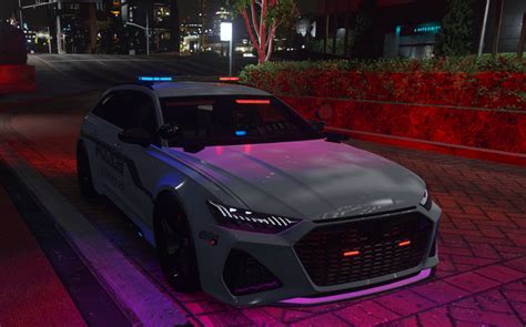 GTA V 2021 Audi RS6 Police Car Fivem Ready Realistic - Etsy Israel