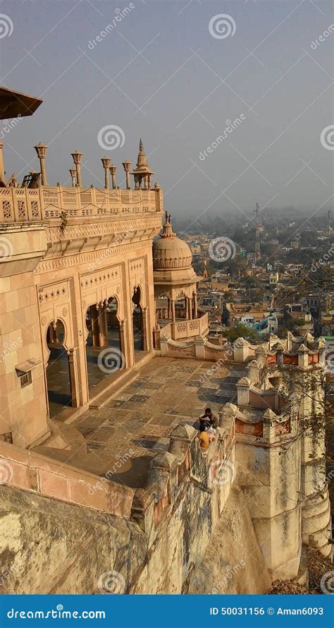 Barsana Radha Rani Temple stock photo. Image of view - 50031156