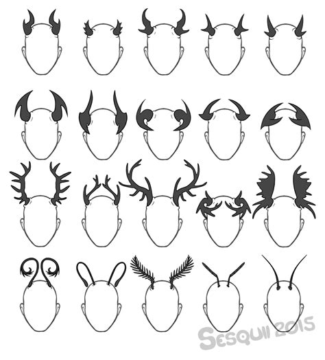 I really like horns, so here, have a set horns,... - sesquii | Art reference photos, Art ...