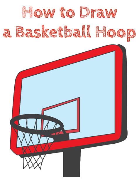 How to Draw a Basketball Hoop - How to Draw Easy