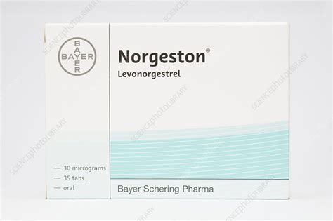 Levonorgestrel contraceptive pill - Stock Image - C015/5326 - Science Photo Library