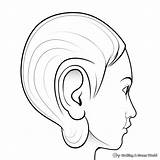 Ears Coloring Pages sketch template