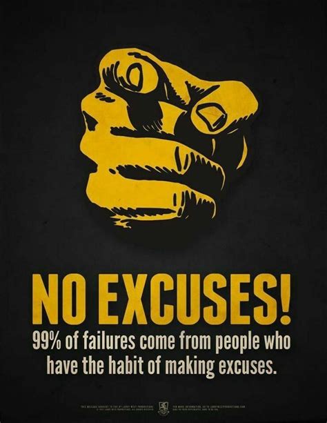 No excuses !! | Kata-kata indah, Motivasi, Kata-kata