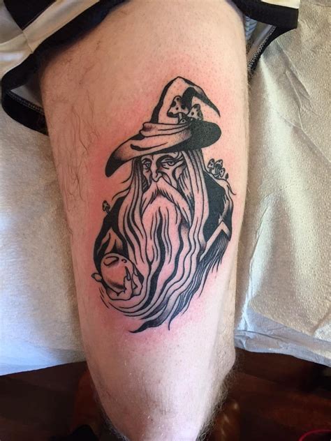 Wizard by Alex Matus, Idle Hands Tattoo, San Francisco, California ...