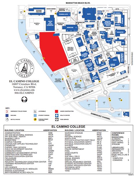 El Camino College Campus Map - Downtown Albany New York Map