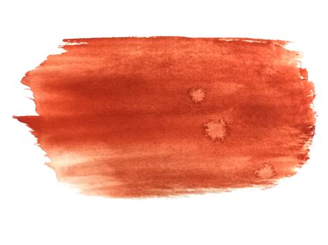 Free watercolor brush hand drawn on paper red brown abstract. png. 22990976 PNG with Transparent ...