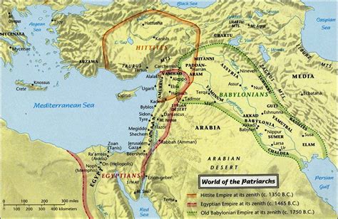 in the time of the patriarchs including the route of abraham | Ancient mesopotamia, Ancient ...