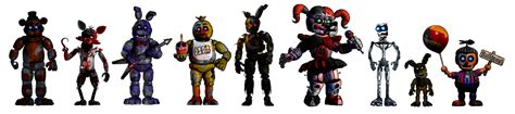 FNaF AR Broken Animatronics edit by Will220 on DeviantArt