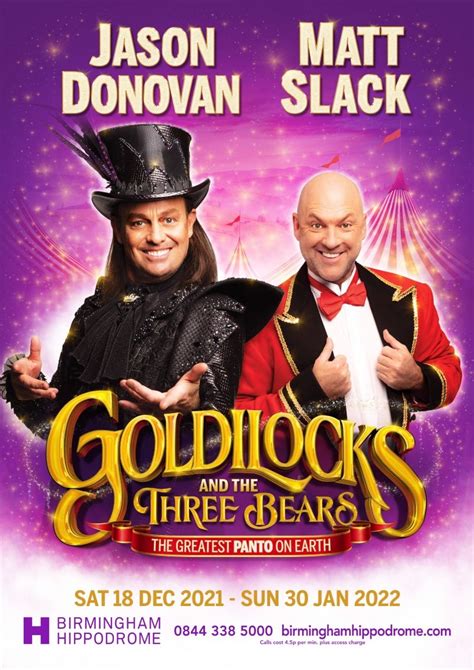 Goldilocks and the Three Bears at Birmingham Hippodrome Birmingham ...