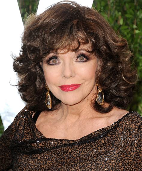 Joan Collins Hairstyles And Haircuts - Celebrity Hair Ideas