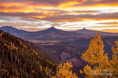 Last Dollar Road Sunset | Fall Color Photography | Scott Smith Photography