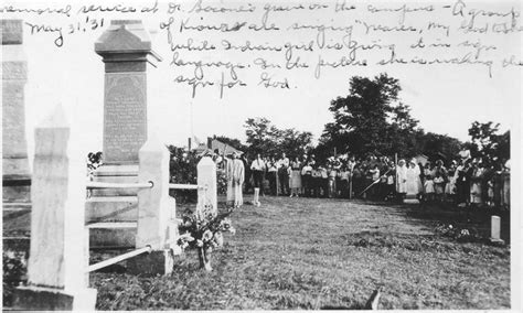 Bacone College Campus cemetery in 1931 | College campus, Outdoor, Cemetery