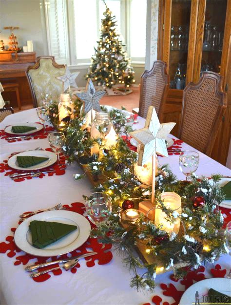 Winter Wonderland Christmas Tablescape - Her Tool Belt