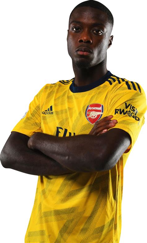 Nicolas Pépé Arsenal football render - FootyRenders