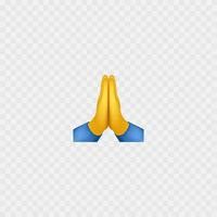 Prayer Emoji Vector Art, Icons, and Graphics for Free Download