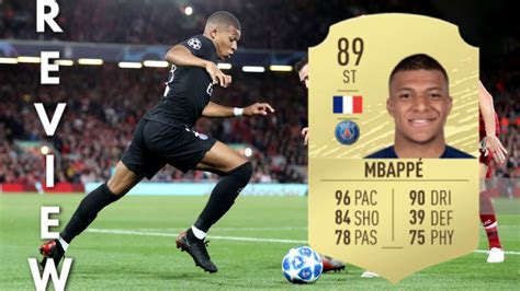 FIFA 20 MBAPPE REVIEW | "X" | 89 MBAPPE REVIEW | FIFA 20 ULTIMATE TEAM - YouTube