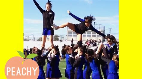 Funny Cheerleading Fails That'll Make You Cry Laughing 😂 - YouTube