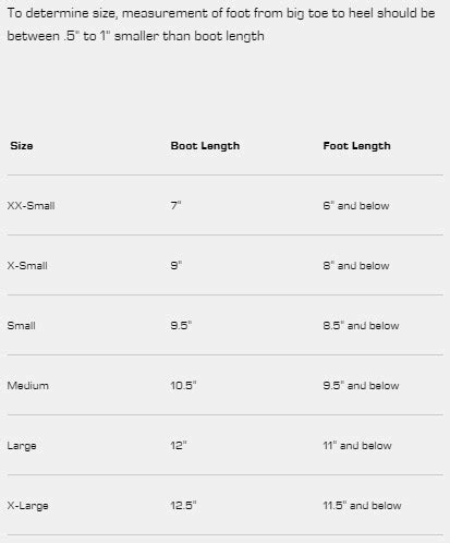 Size-Charts | United Studios of Self Defense Fountain Valley