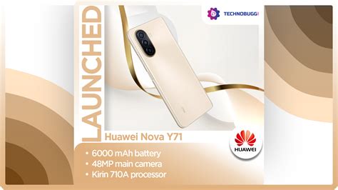 Huawei Nova Y71 Unveiled Triple Rear Camera Setup