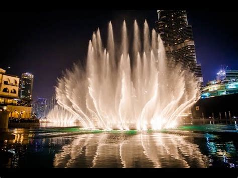 Burj Khalifa Fountain Show #NewDayMusic #WunderVideos - YouTube