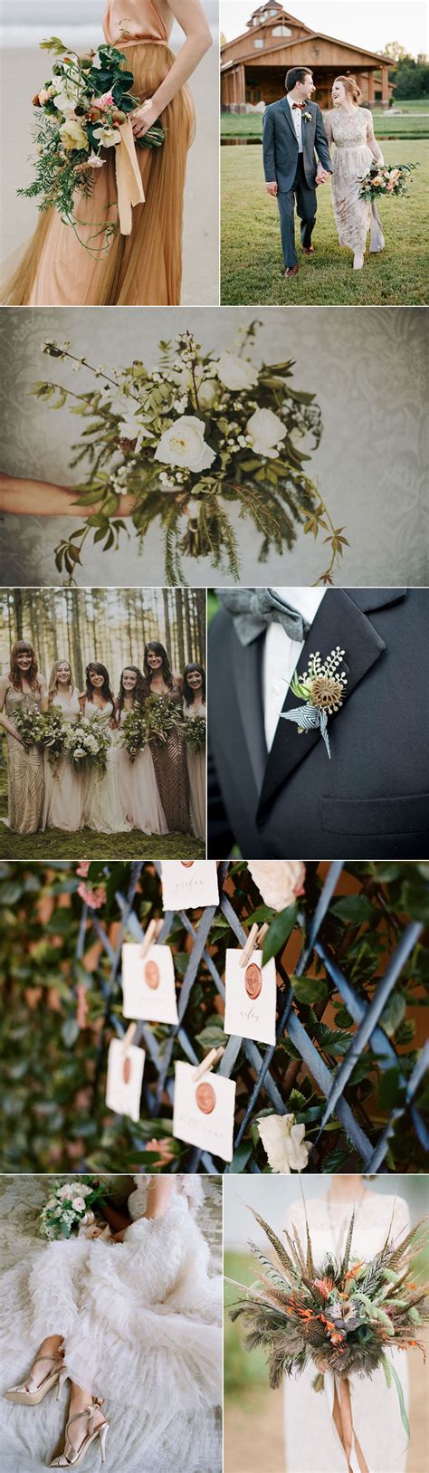 Wedding Inspiration For Bronze | Groomsmen Ties in Bronze